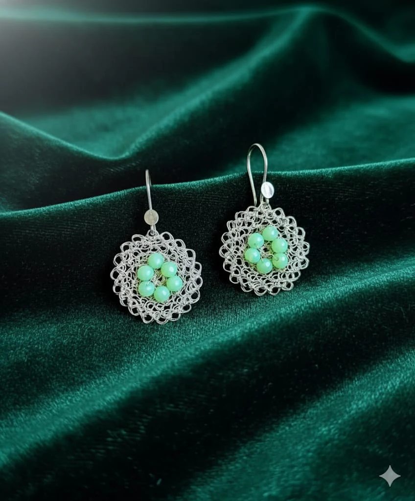 Aretes Verde Agua