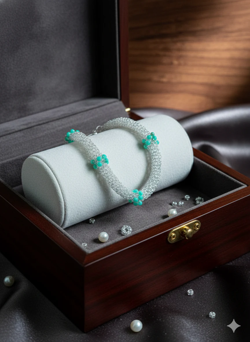 Pulsera Tubular Jaspe Imperial